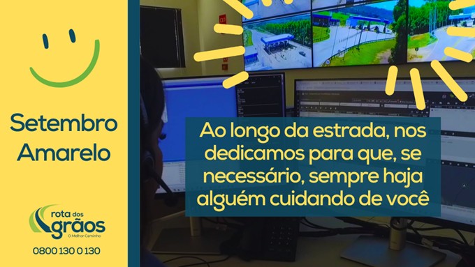 Setembro Amarelo - Concessionária fecha o mês com obras que salvam vidas