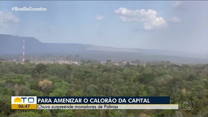 Telespectadores fazem registro surpreendente de chuva em agosto; veja