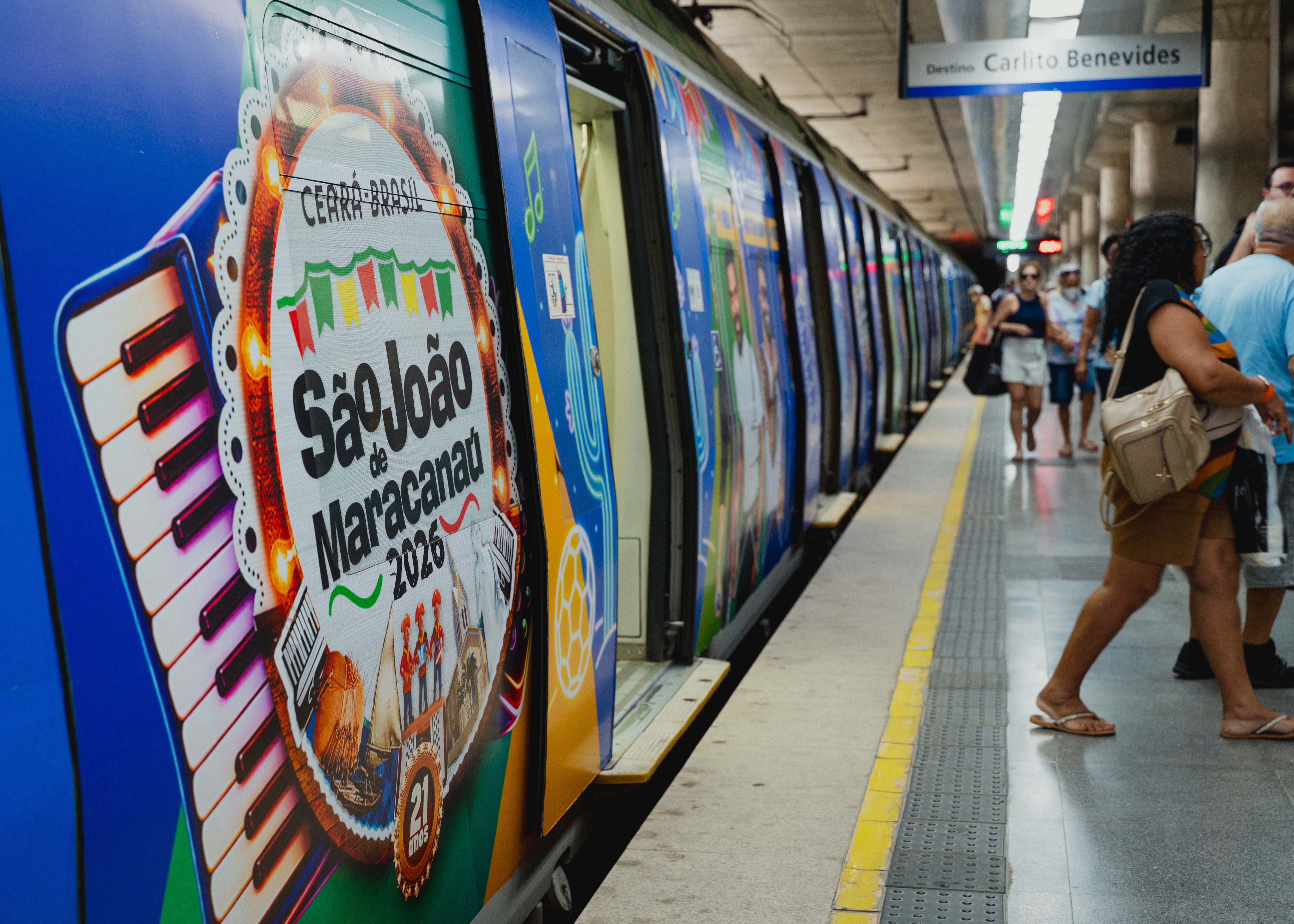 Metrofor vai funcionar de madrugada para São João de Maracanaú; veja dias e horários