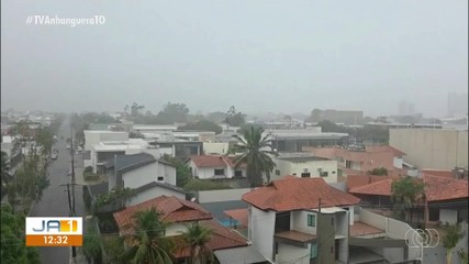 Palmas registra forte chuva nesta sexta-feira (2)