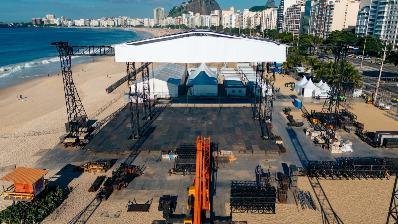 Palco da Madonna em Copacabana terá 821m², o dobro do tamanho do usado na turnê mundial