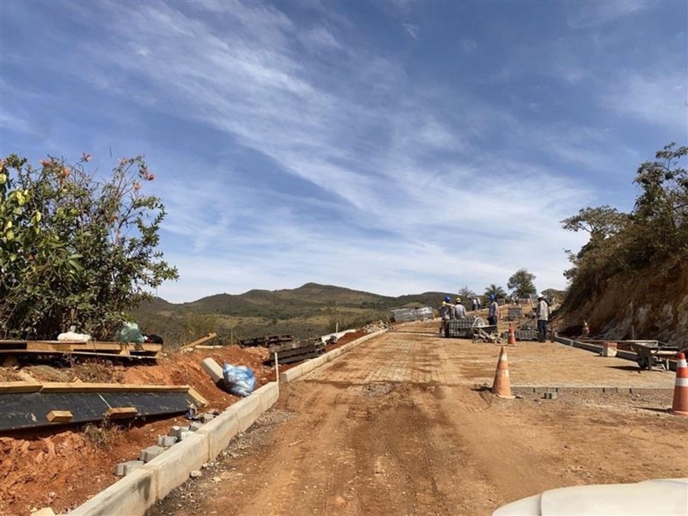 Portaria I, em São Roque de Minas, está interditada para obras de calçamento  — Foto: Eletrobras/ Divulgação