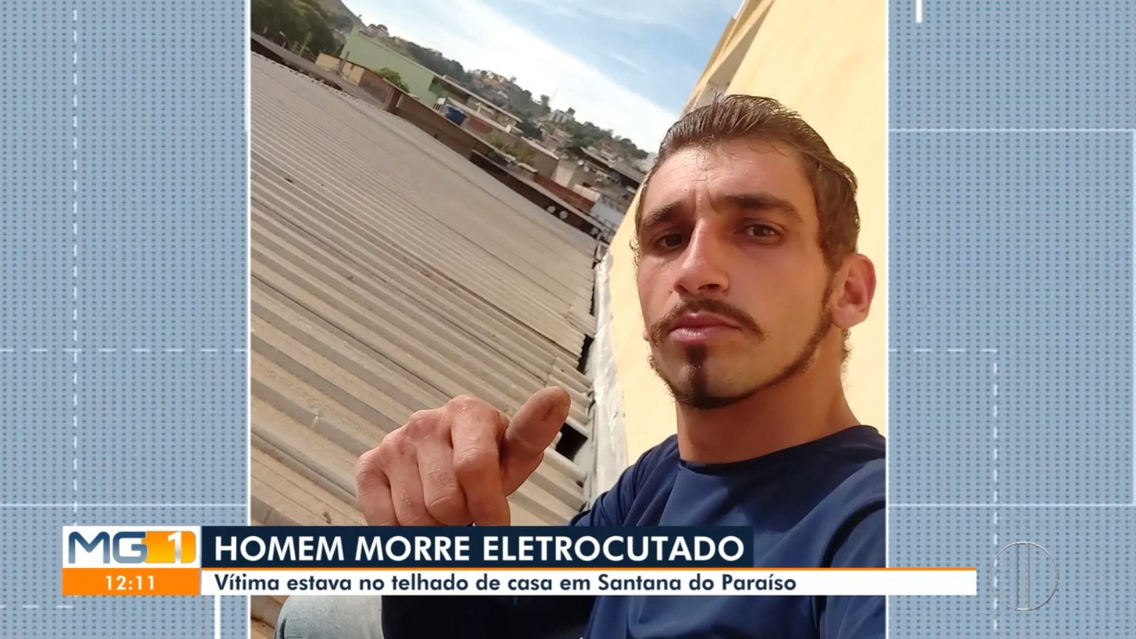 Homem morre eletrocutado no telhado de casa em Santana do Paraíso