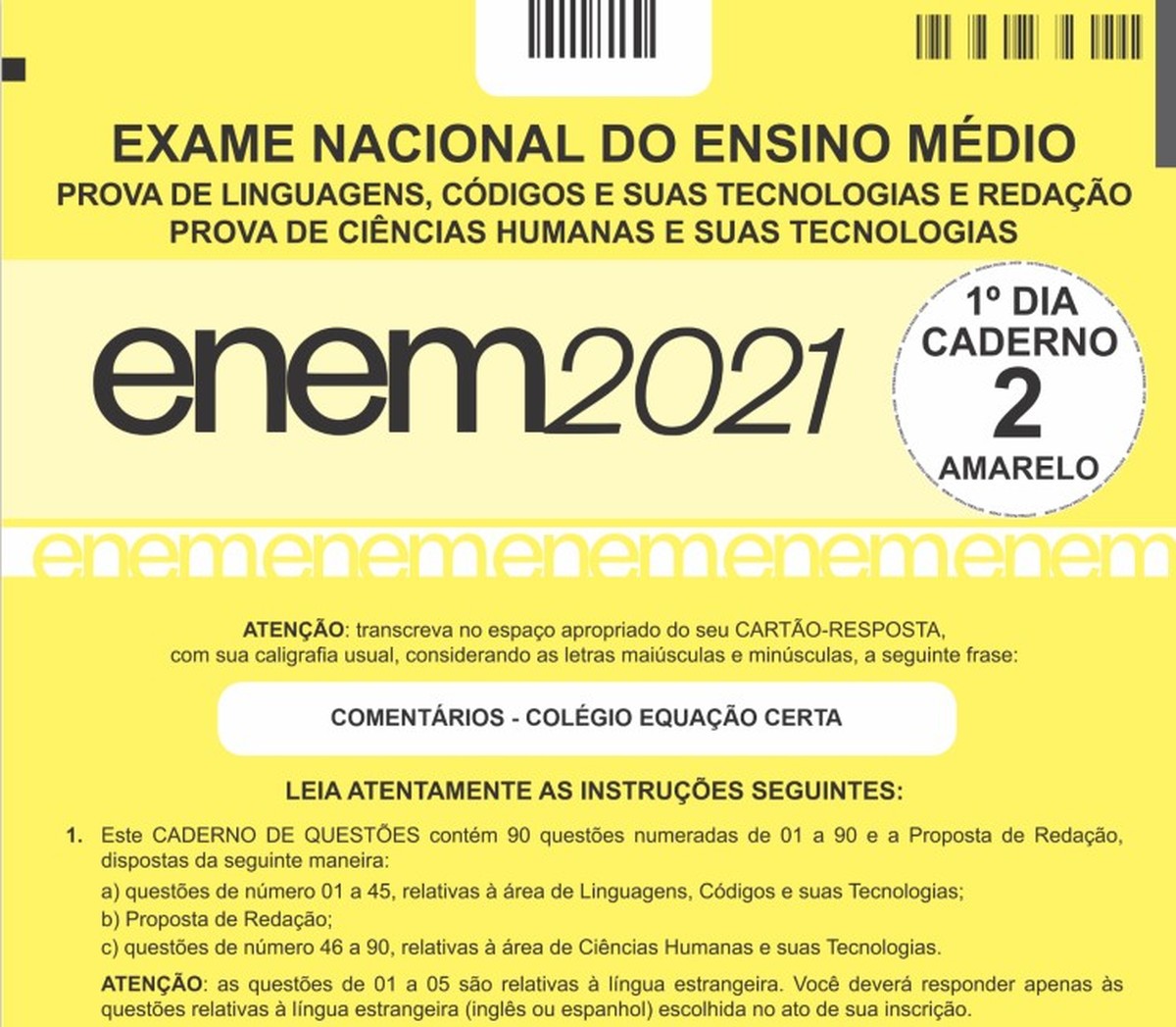 LIVE 73 - PROBABILIDADE NO ENEM - LISTA DE EXERCÍCIOS - Enem