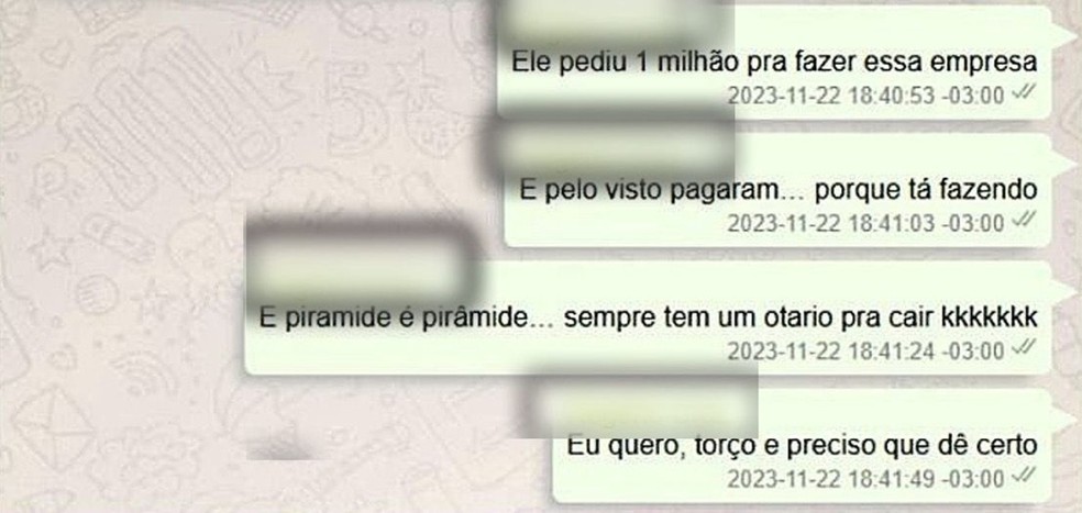 Golpistas debochavam de vítimas. Conversas foram interceptadas pela polícia — Foto: Divulgação/Polícia Federal