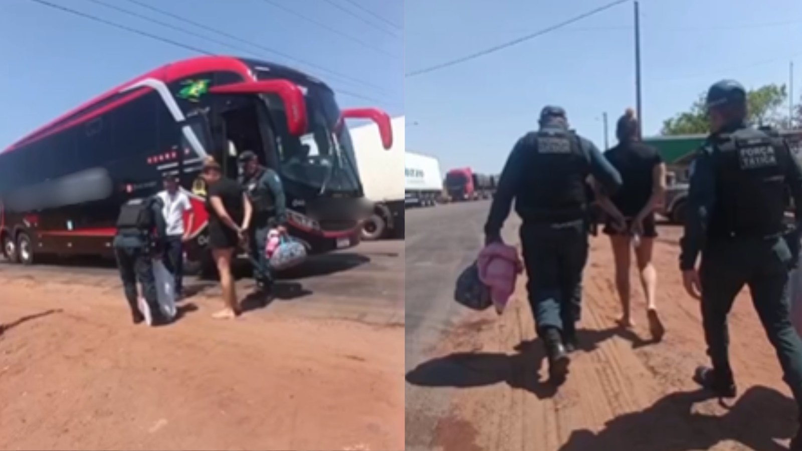 Suspeita de homicídio qualificado é presa durante viagem de ônibus no Sul do Piauí