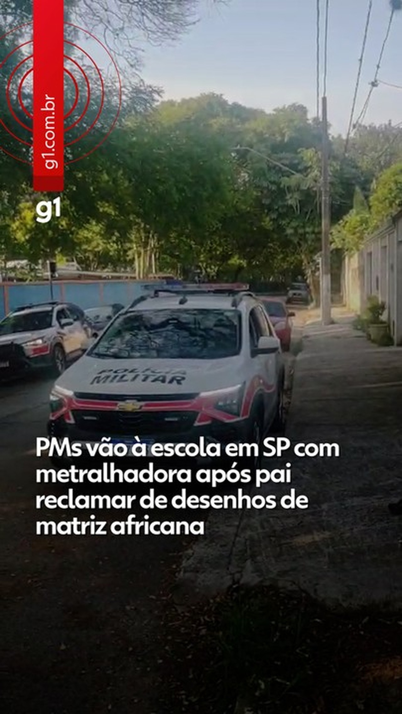 Parlamentares acionam órgãos contra racismo religioso após PMs armados entrarem em escola infantil em SP