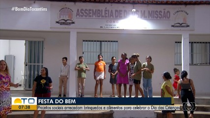 Projetos sociais arrecadam brinquedos e alimentos para celebrar o Dia das Crianças