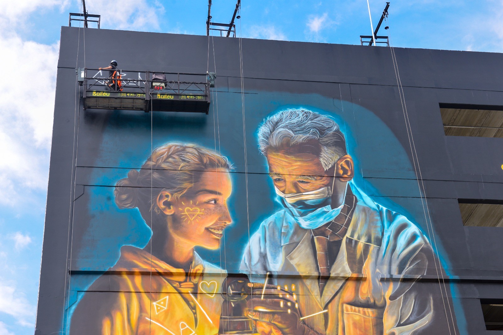 Banco de Olhos de Sorocaba recebe  mural artístico: 'Celebrar a esperança'