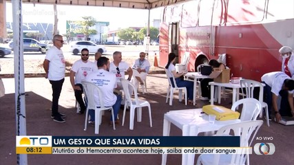 Hemocentro realiza campanha de doação de sangue na sede do Creci, em Palmas