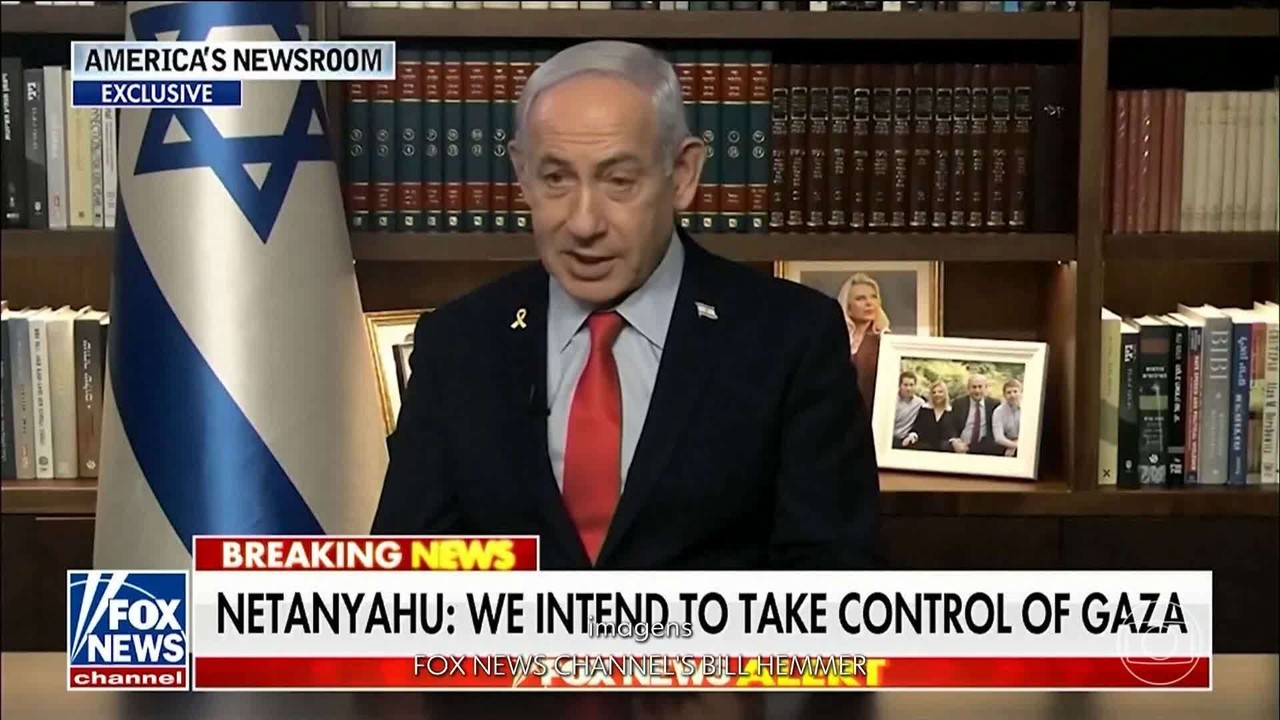 Primeiro-ministro de Israel diz que planeja ocupar toda a Faixa de Gaza