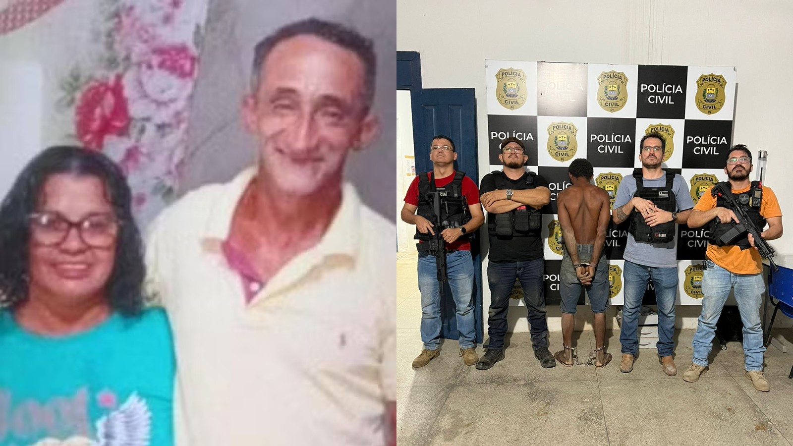 Suspeito de matar casal no interior do Piauí é preso; vítimas foram atacadas com facadas e pauladas ao flagrar furto, diz polícia
