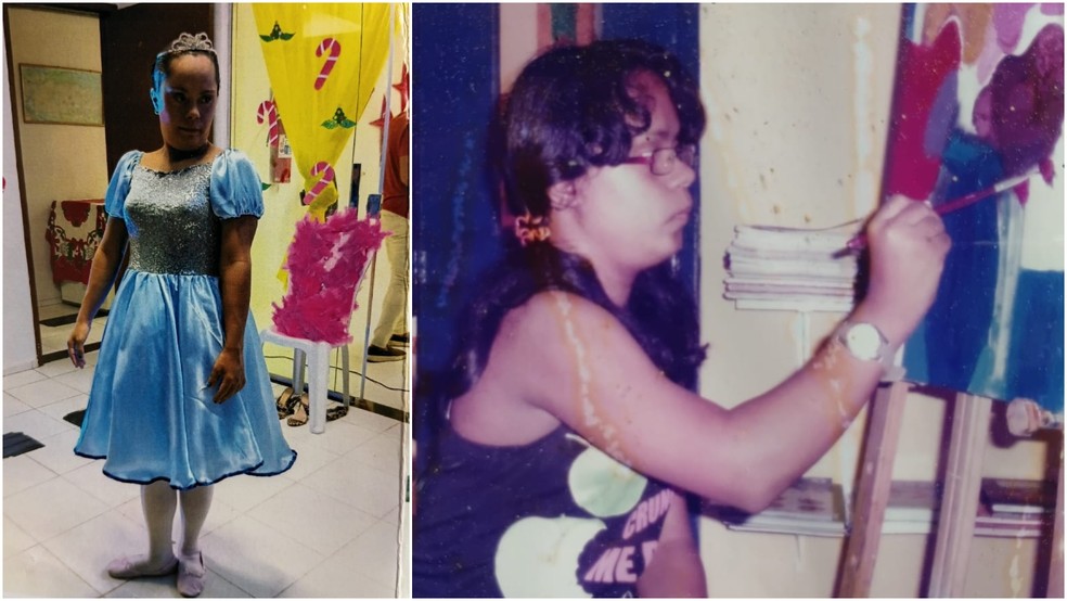 Na infância e adolescência, Cecília se aproximou da arte por meio da dança e da pintura. — Foto: Arquivo Pessoal