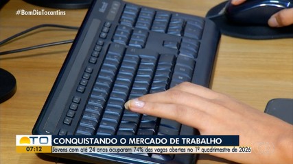 Jovens com até 24 anos ocupam 74% das vagas de emprego até junho de 2026