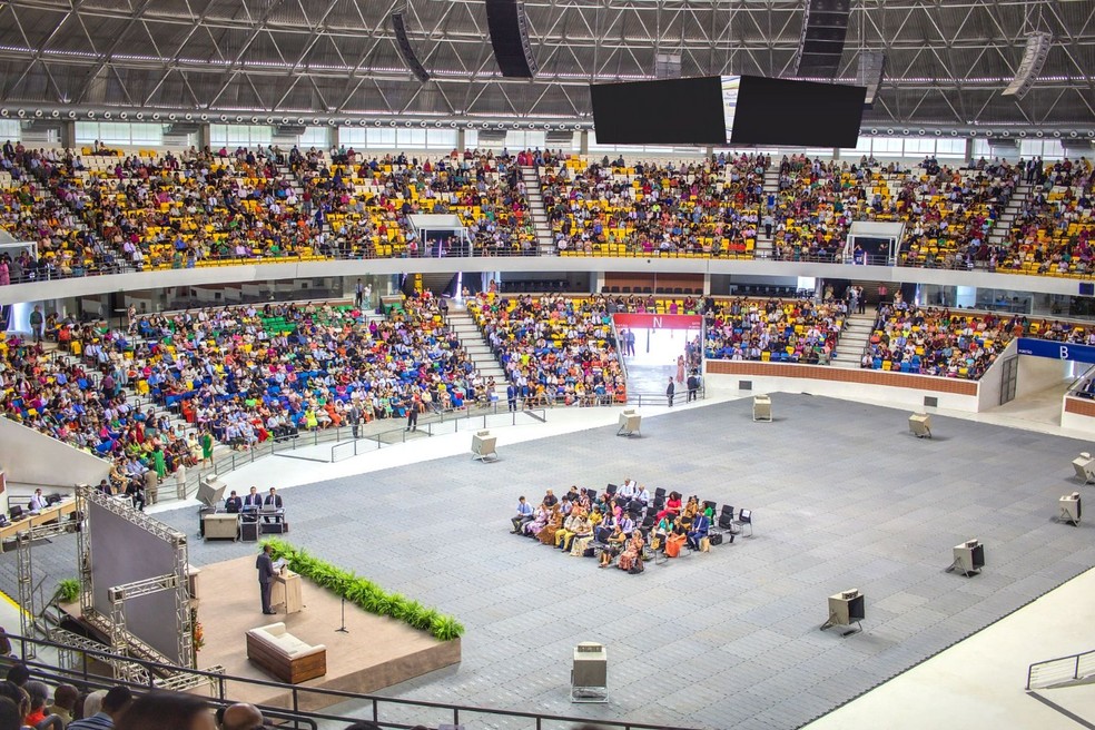 Congresso das Testemunhas de Jeová — Foto: Betel