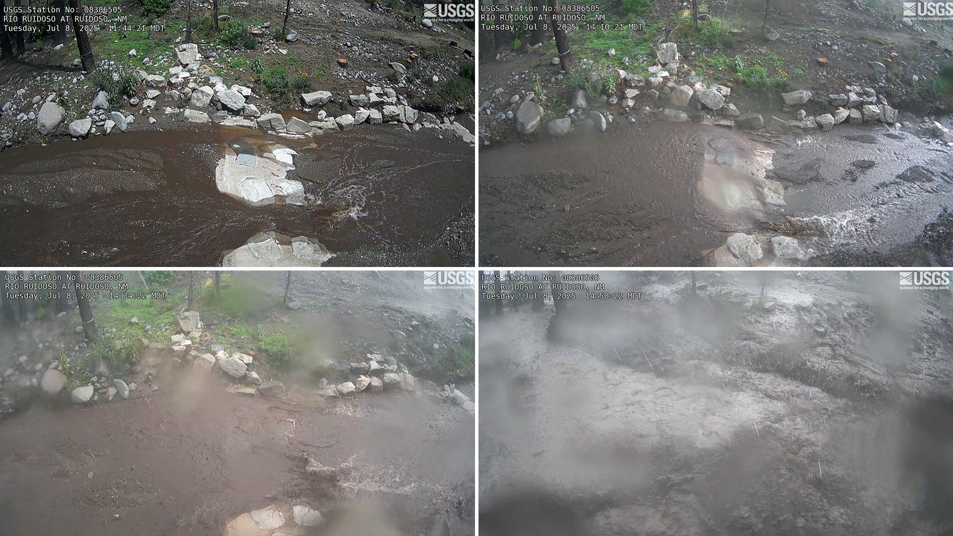 VÍDEO time-lapse mostra aumento recorde do nível de rio no Novo México; enchentes mataram 3 no estado