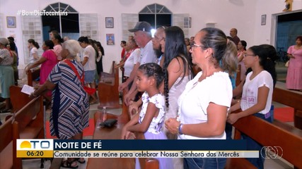 Comunidade se reúne para celebrar Nossa Senhora das Mercês