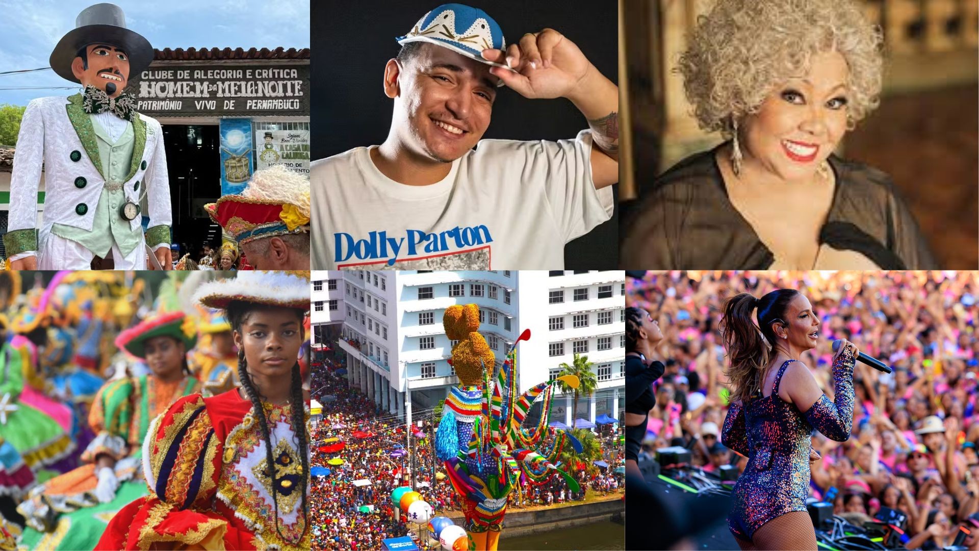 Prévias de carnaval no Recife e em Olinda têm shows de João Gomes e Alcione, bloco de Alceu, Corrida dos Bonecos Gigantes e mais; confira  