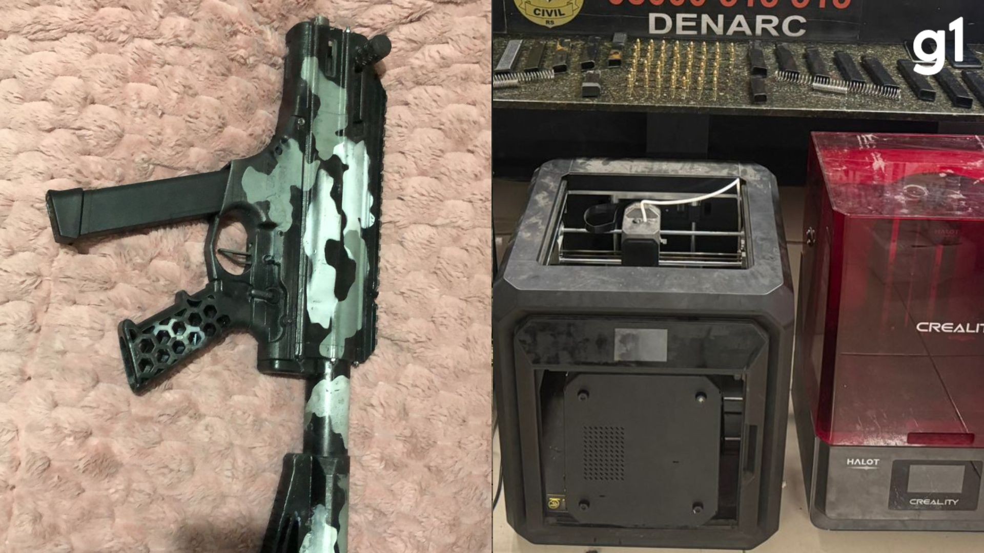 Homem que fabricava armas com impressoras 3D para facções é preso no RS: 'Funcionavam com boa precisão'