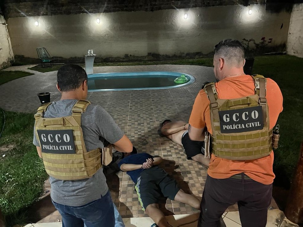 Lideres de facção criminosa que atuava em MT foram presos no estado do Pará, em 2022 — Foto: Polícia Civil 