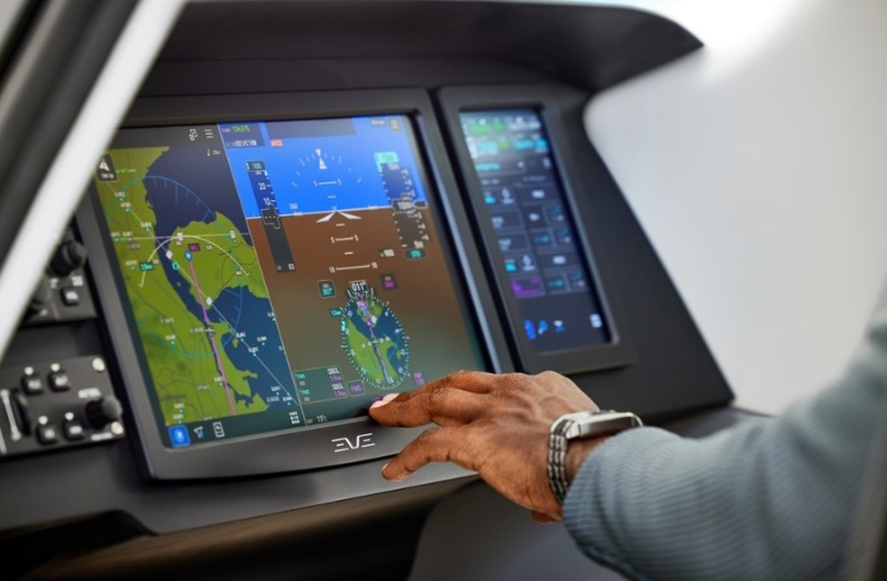 Embraer apresenta novo modelo em escala real do carro voador — Foto: Divulgação