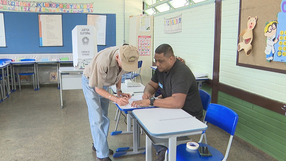 Eleição para o Conselho Tutelar no DF — Foto: TV Globo/Reprodução