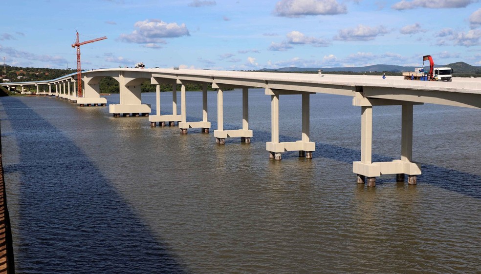 Ponte de Porto Nacional em abril de 2024  Foto: Esequias Araujo/Governo do Tocantins