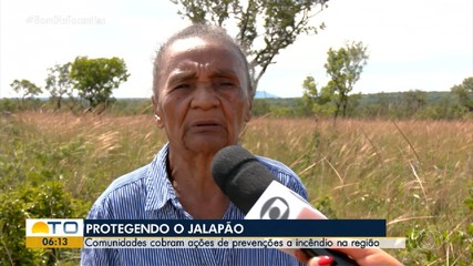 Comunidades cobram ações contra incêndios no Jalapão