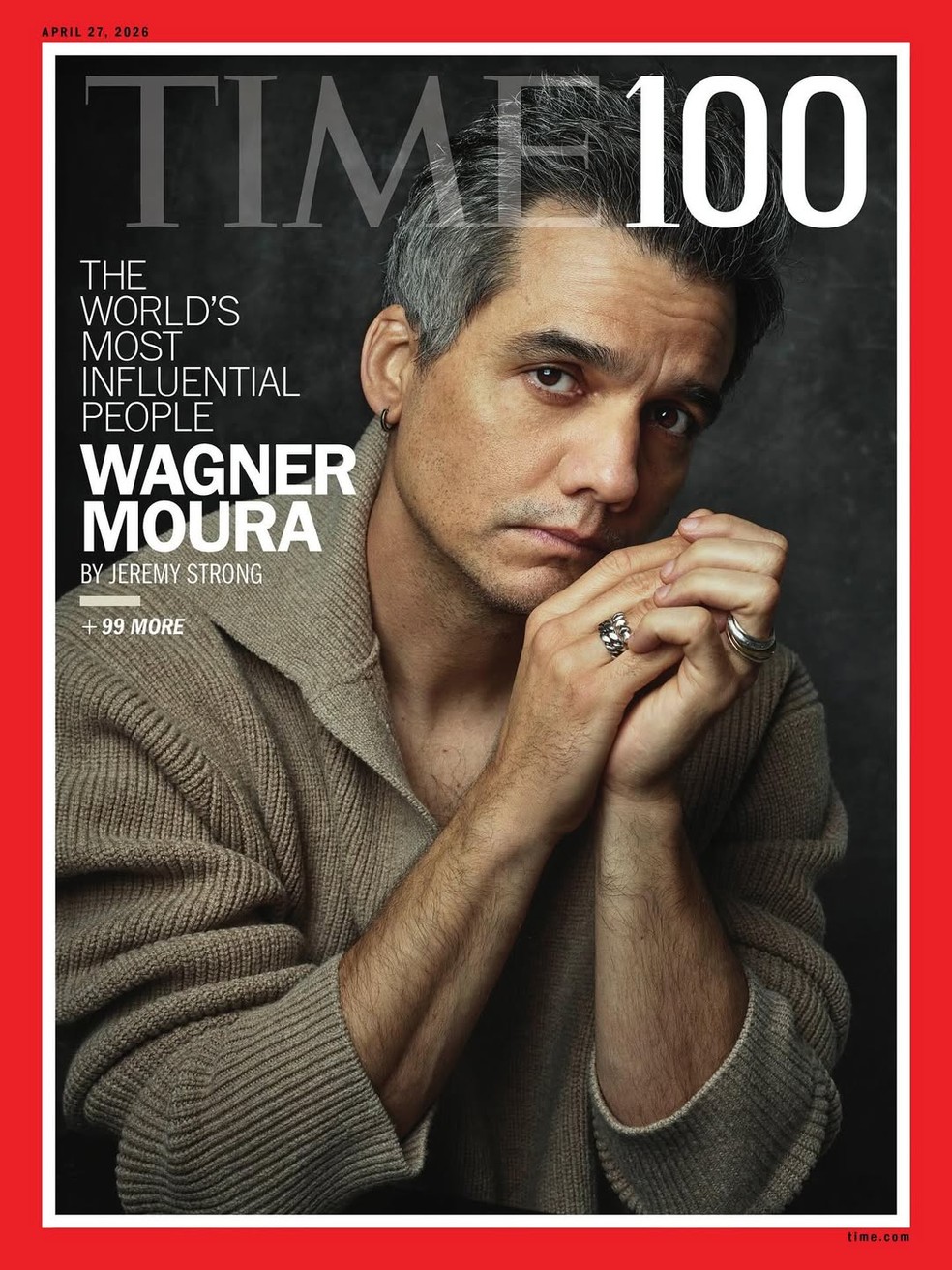Wagner Moura é um dos eleitos pela revista Time como uma das pessoas mais influentes do mundo. — Foto: Reprodução/Time Magazine