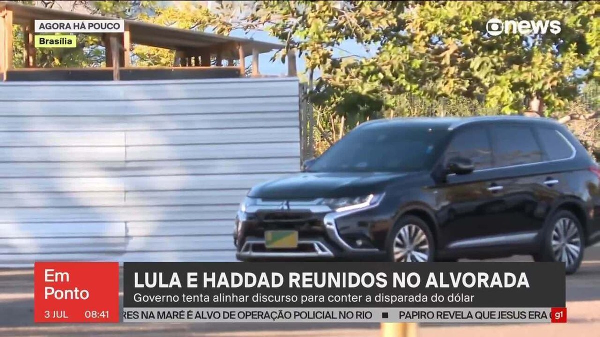 Haddad se reúne com Lula no Alvorada em busca de saídas para a alta do dólar e o corte de gastos