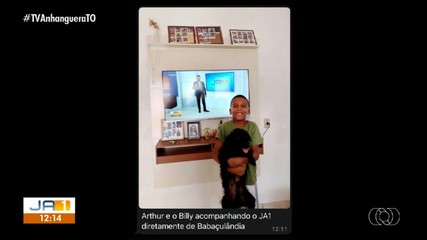 Telespectadores participam do JA1