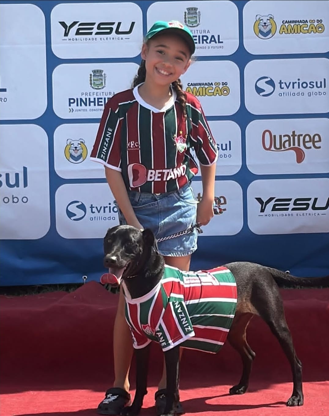 'Caminhada do Amicão' reúne famílias e pets pela primeira vez em Pinheiral; veja fotos — Foto: Divulgação/TV Rio Sul
