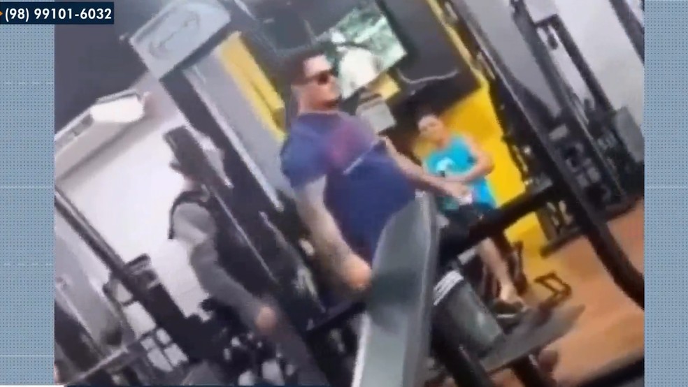 Homem é preso suspeito de filmar adolescente fazendo atividade física em academia de São Luís — Foto: Reprodução/TV Mirante