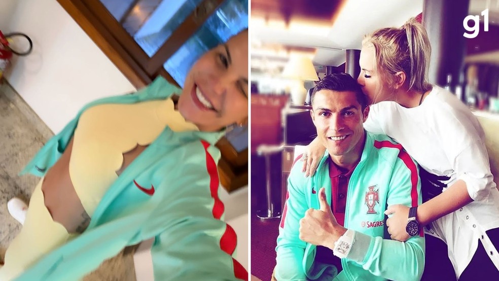 Em clima de Copa do Mundo, irmã de Cristiano Ronaldo posta foto com uniforme do craque — Foto: Reprodução/Instagram