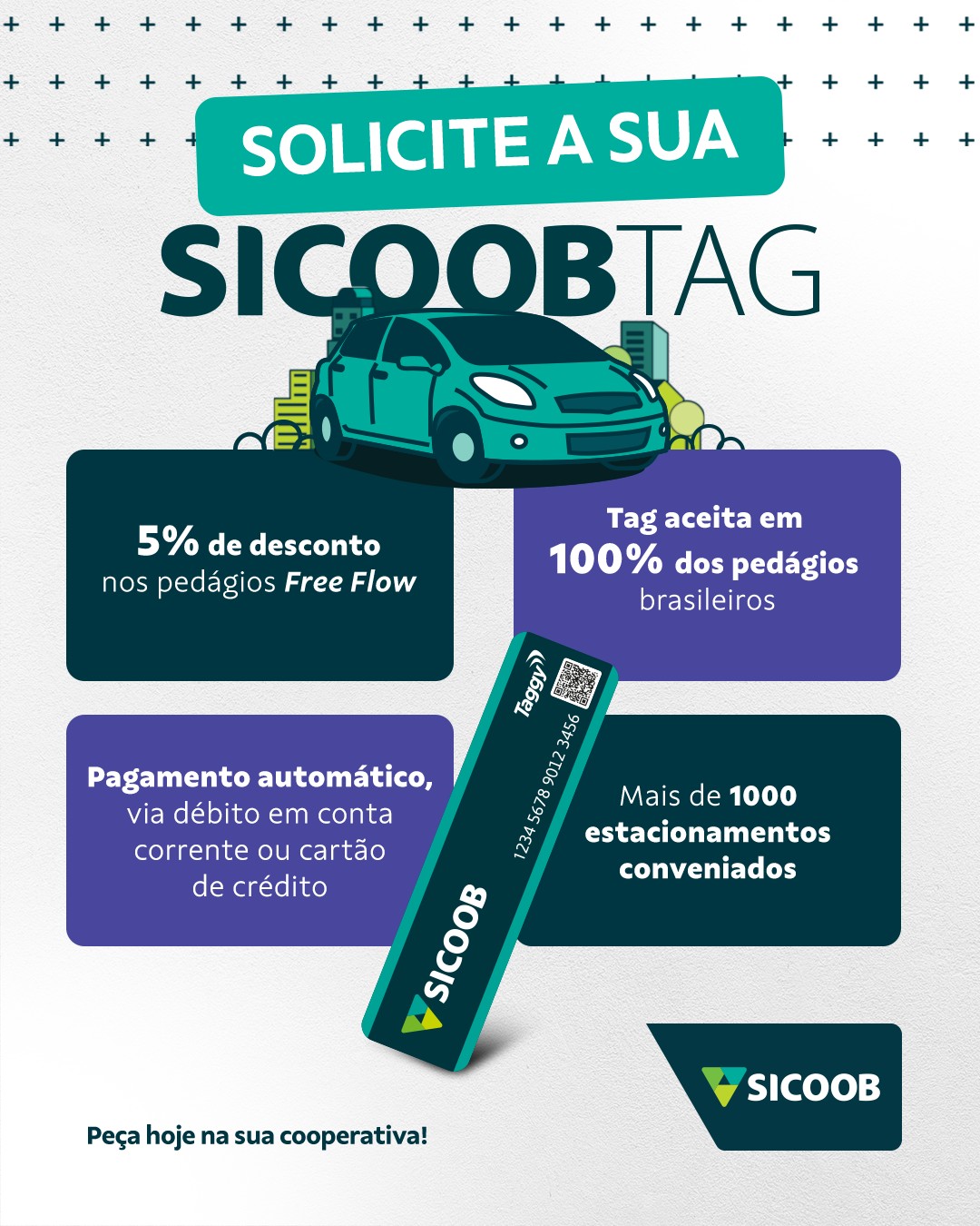 Sicoob Tag facilita o pedágio Free Flow na BR-364