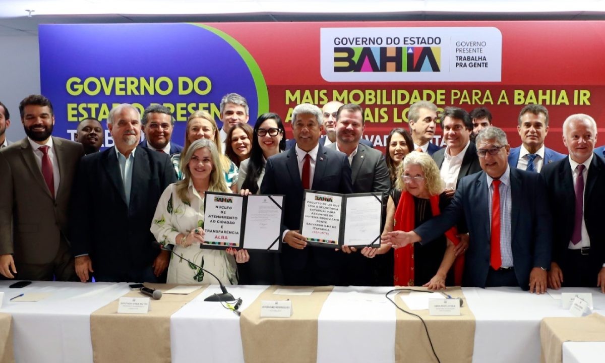 Governador da Bahia propõe secretaria para administra Ponte Salvador-Itaparica 