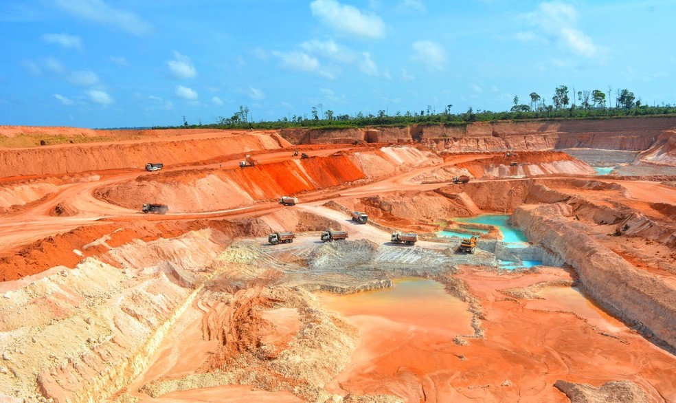 Mineração de ferro no Pará — Foto: Divulgação / Temple