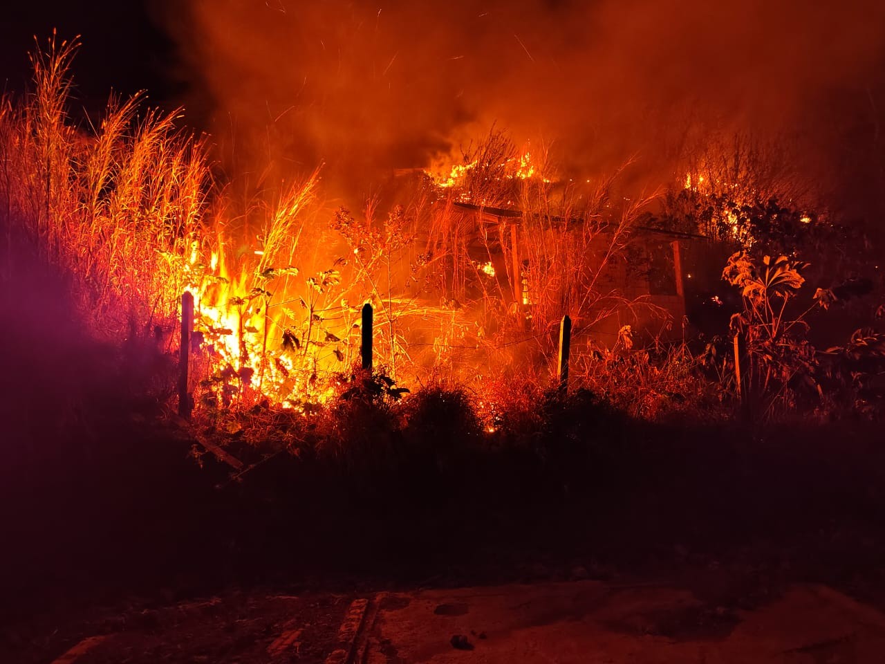 Incêndio atinge cerca 30 mil metros quadrados de área de mata em Santo Antônio do Pinhal