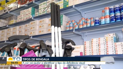 Cores das bengalas dos deficientes visuais tem diferentes significados; entenda