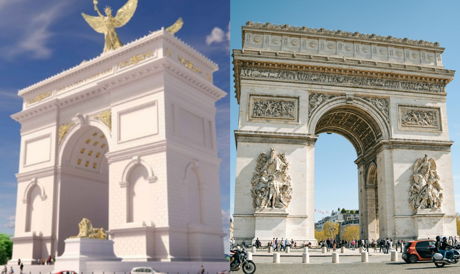 'Maior e mais bonito Arco do Triunfo do mundo': Trump anuncia construção de estrutura nos EUA semelhante a de Paris