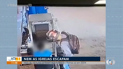Mais de 1 mil furtos foram registrados em Palmas só em 2024