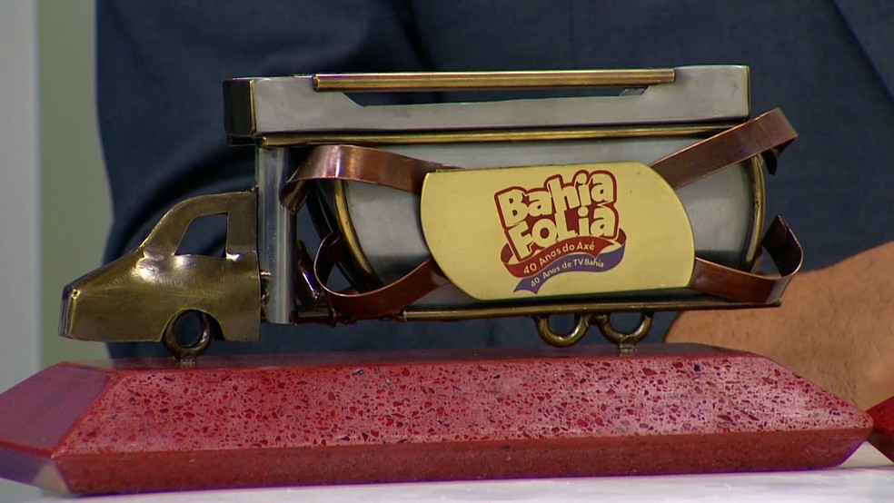 Troféu Bahia Folia - especial 40 anos de axé — Foto: TV Bahia