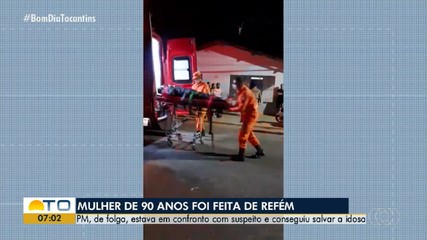 Idosa é feita refém durante confronto com entre suspeito e policia militar em Miracema