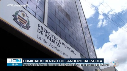 Prefeitura de Palmas deve pagar R$ 10 mil para aluno após omissão de bullying; entenda