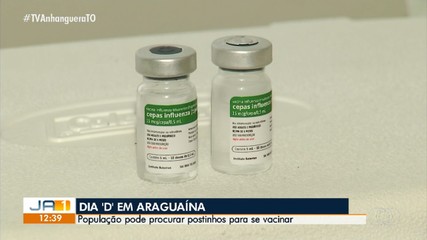 Unidades de saúde em Araguaína abrem no Dia D da gripe