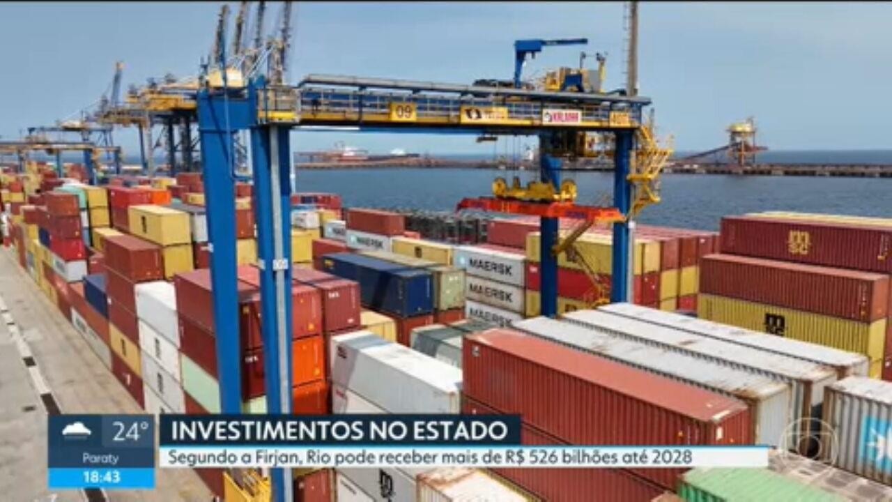 Estudo da Firjan aponta até R$ 526 bilhões em investimentos no RJ nos próximos anos