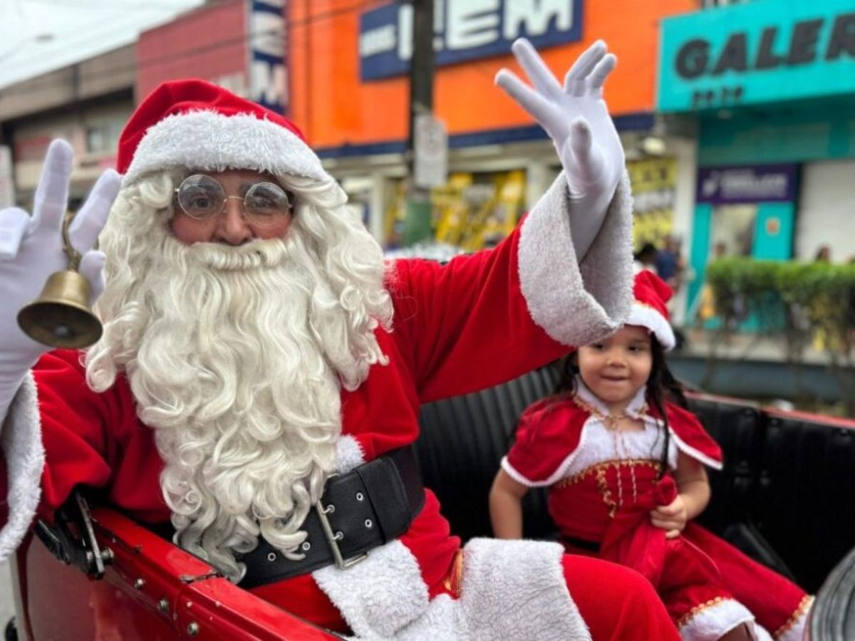 6ª edição da Parada de Natal inicia as celebrações de fim de ano em Cubatão, SP; veja a programação