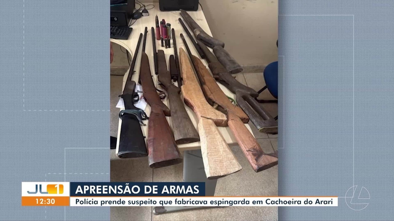 Homem é preso por posse ilegal de armas em Cachoeira do Arari, no Marajó