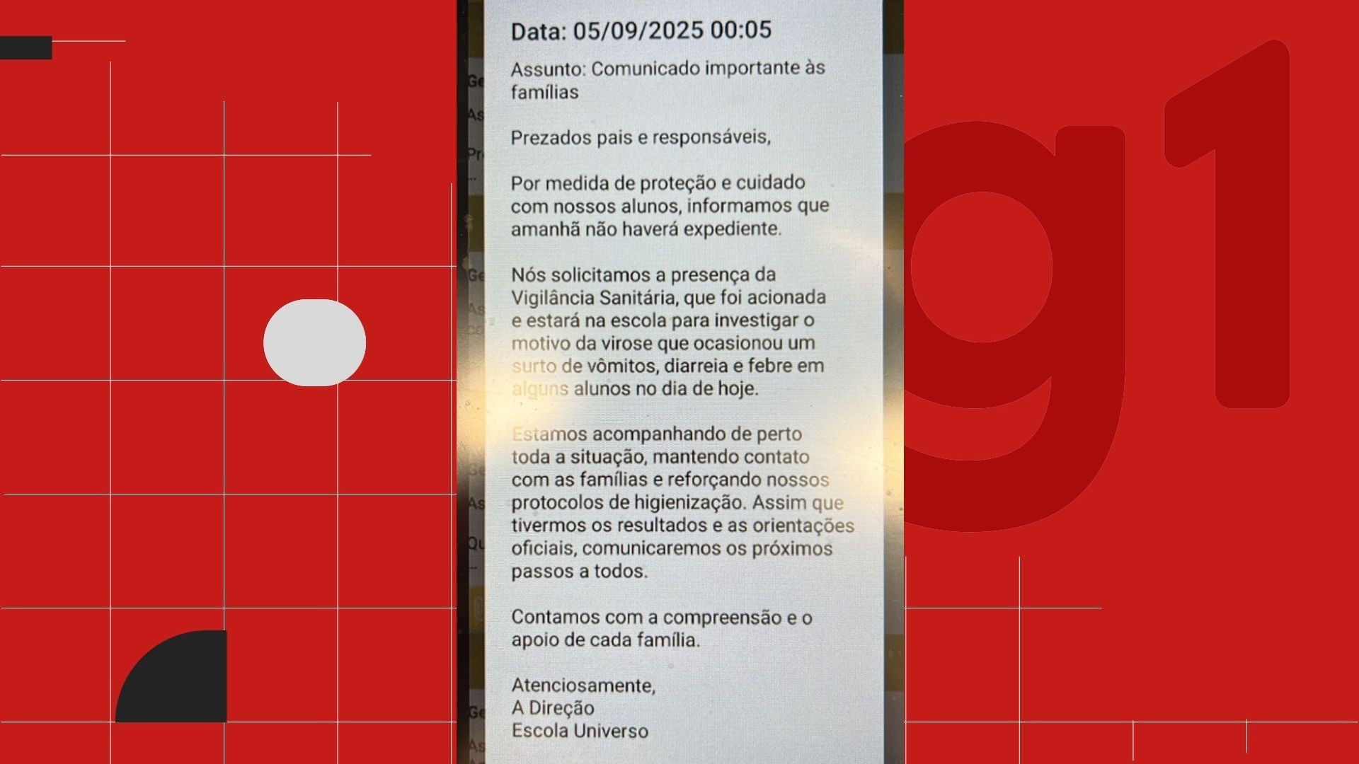 Crianças passam mal após lancharem em escola, são levadas para hospitais e aulas são suspensas em Vila Velha
