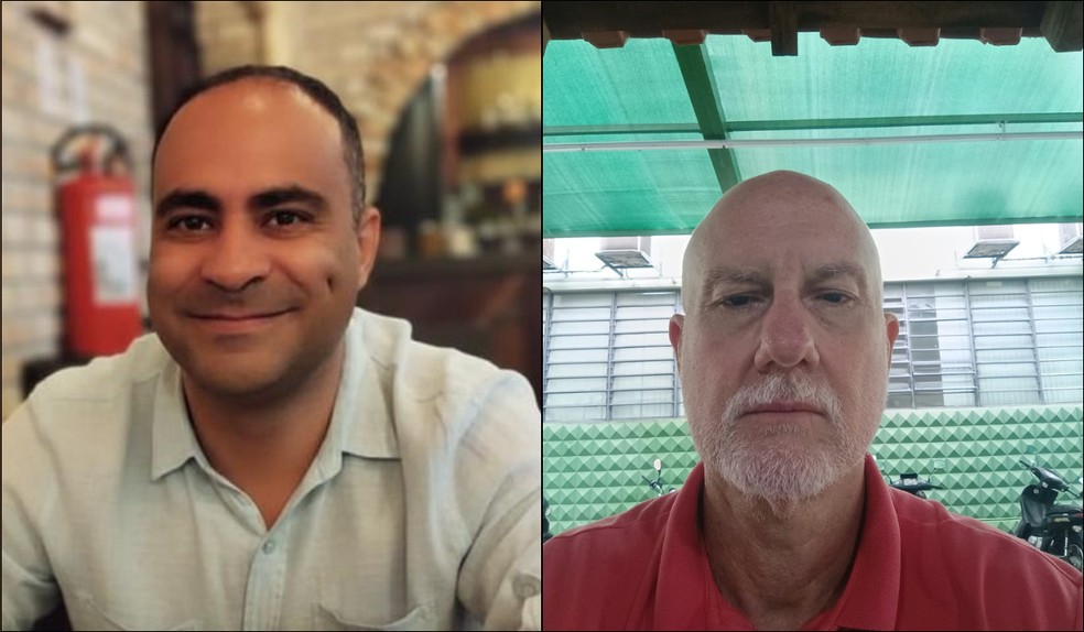 Os biólogos André Gonçalves e Luiz Waldemar, de Presidente Prudente (SP), explicaram os motivos das aparições — Foto: Imagens Cedidas
